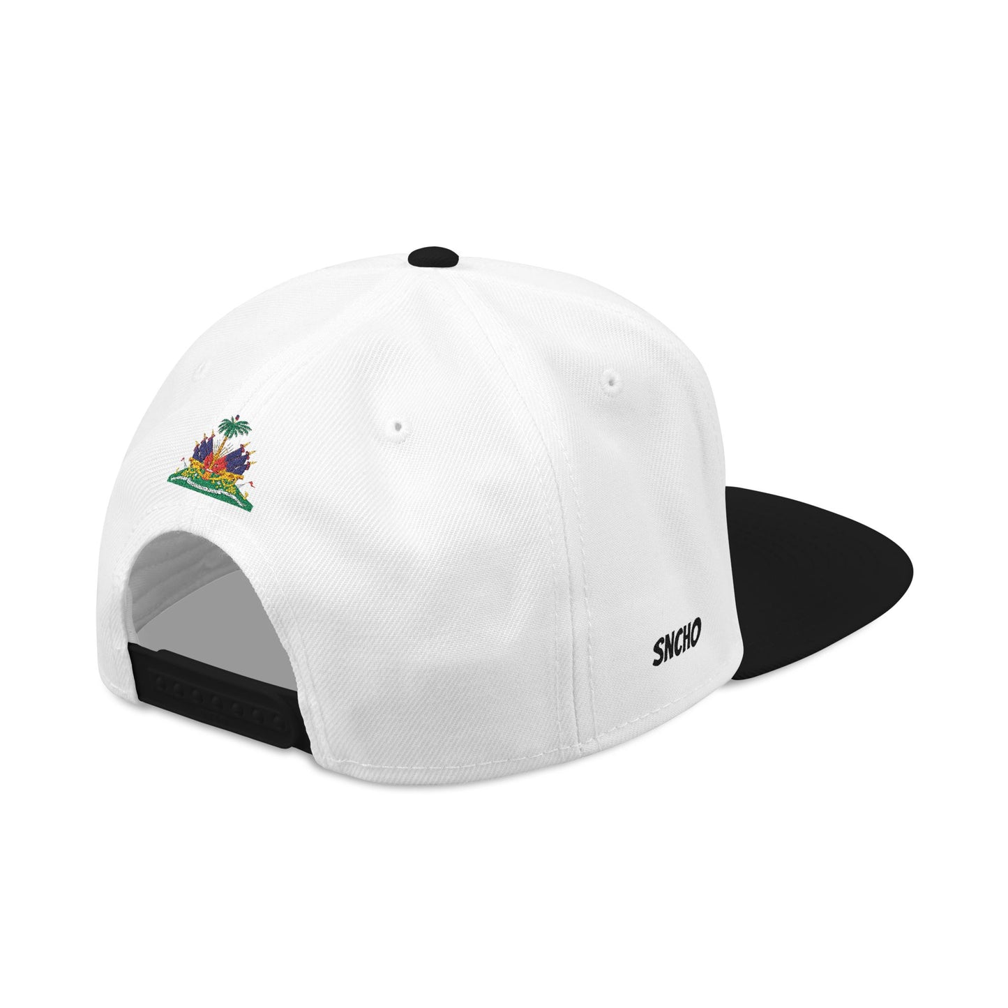 Vintage Crest Embroidered Snapback | Grey and Black