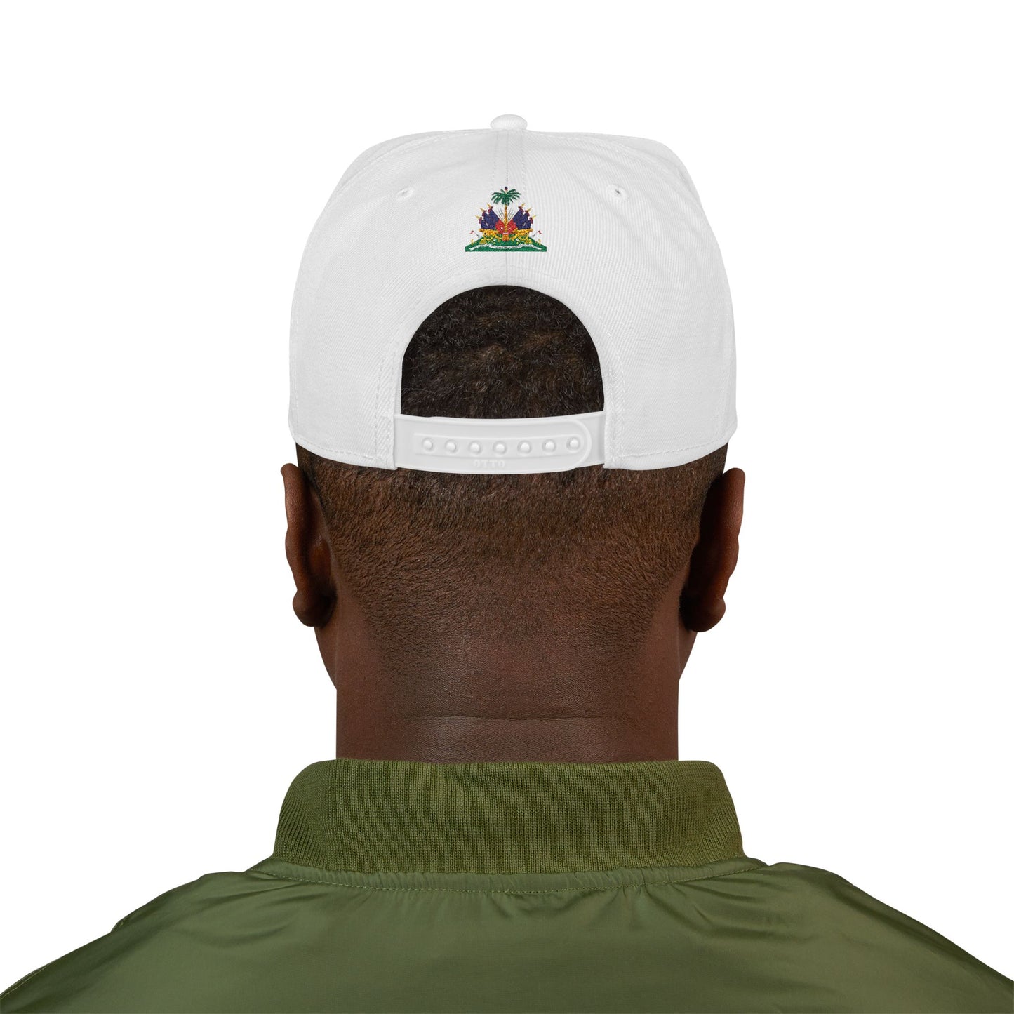 Vintage Crest Embroidered Snapback | Grey and Black