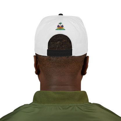 Vintage Crest Embroidered Snapback | Grey and Black
