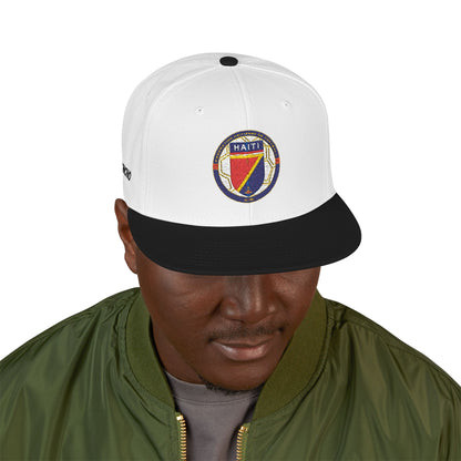 Vintage Crest Embroidered Snapback | Grey and Black