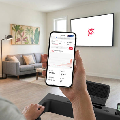 DeerRun All-New 2026 A1 Pro Move+ Smart Foldable Treadmill with 6% Incline & NFC | 350 lbs, 10 mph, Black