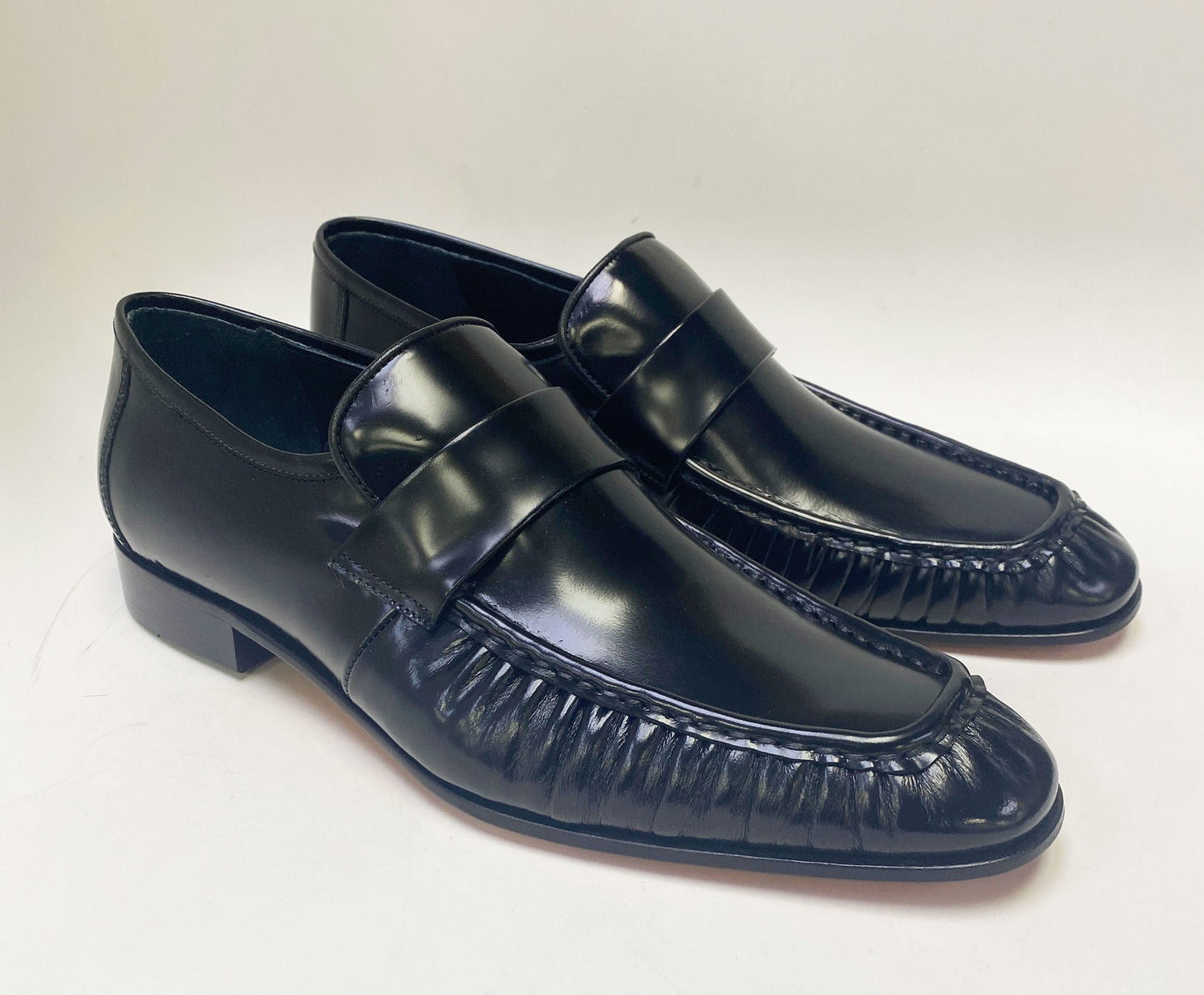 C Collection Nappa Leather Loafer - Black