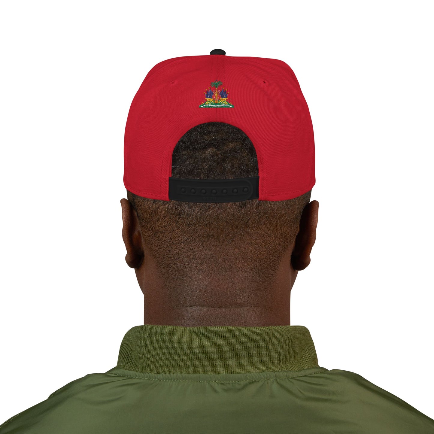Vintage Crest Embroidered Snapback | Grey and Black