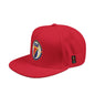 Vintage Crest Embroidered Snapback | Grey and Black