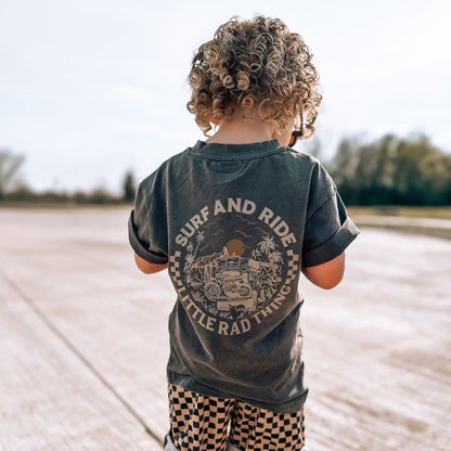SURF N RIDE TEE - COAL